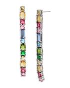 Kurt Geiger London Rainbow Linear Drop Earrings