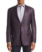 Emporio Armani G-line Plaid Tailored Fit Wool Jacket