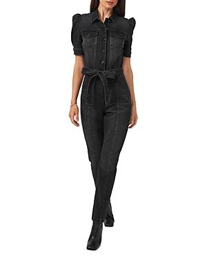 1.state Puff Sleeve Belted Jumpsuit