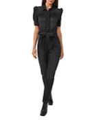 1.state Puff Sleeve Belted Jumpsuit