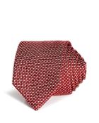 Hugo Textured Micro-diamond Silk Skinny Tie
