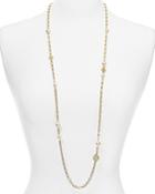 Tory Burch Rosary Station Necklace, 40