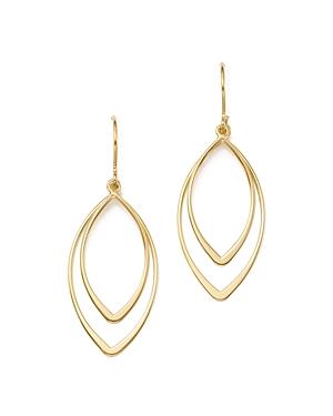 Bloomingdale's 14k Yellow Gold Double Marquise Drop Earrings - 100% Exclusive