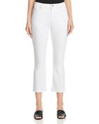 Eileen Fisher Petites Flared Crop Jeans In White