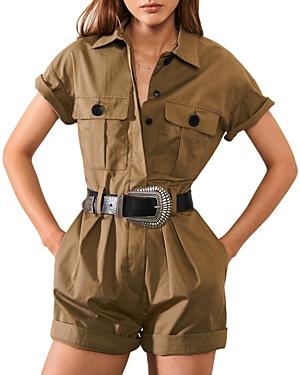 Ba & Sh Coline Cuffed Romper