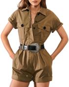 Ba & Sh Coline Cuffed Romper