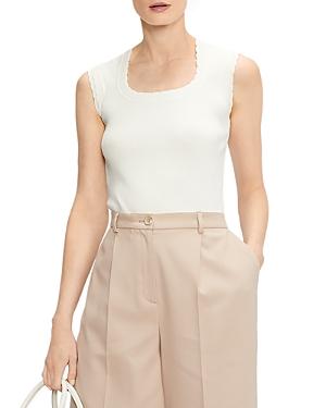 Ted Baker Scalloped Trim Sleeveless Top