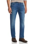 Paige Federal Straight Slim Jeans In Bales