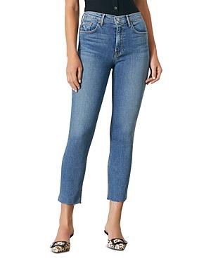 Grlfrnd Reed Cropped Skinny Jeans In Come Over