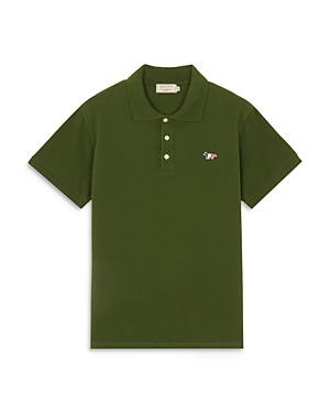 Maison Kitsune Tricolor Fox Patch Classic Fit Polo