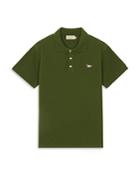 Maison Kitsune Tricolor Fox Patch Classic Fit Polo