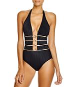 Gottex Crystal Cutout One Piece Swimsuit