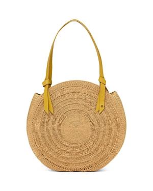 Etienne Aigner Luca Round Straw Tote