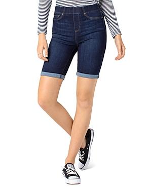 Liverpool Los Angeles Chloe 9 Bermuda Jean Shorts In Griffith Super Dark