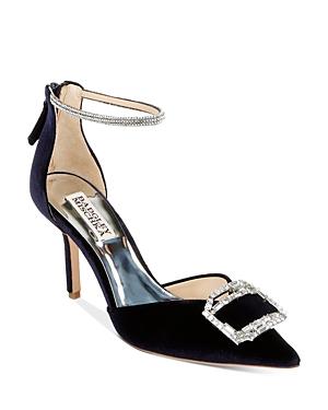Badgley Mischka Women's Marlow Embellished Pointed Toe Pumps