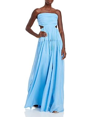 Rebecca Taylor Wrap Back Maxi Dress