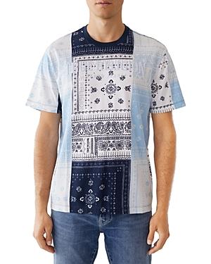 True Religion Cotton Bandana Print Tee
