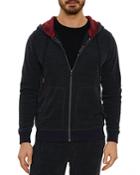 Robert Graham Perth Chenille Classic Fit Full Zip Hoodie