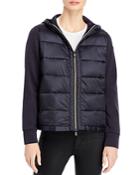 Save The Duck Sarah Mixed Media Hooded Jacket