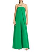 Halston Aya Overlay Jumpsuit
