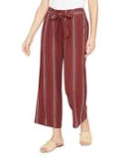 Sanctuary Inland Striped Wide-leg Cropped Pants
