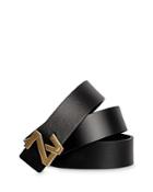 Zadig & Voltaire Initiale Leather Belt