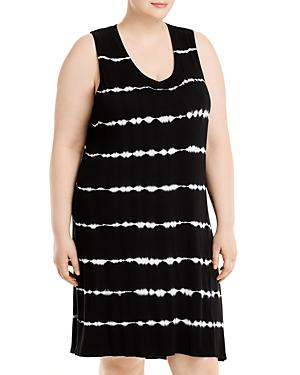 Marc New York Plus Tie Dyed A Line Dress