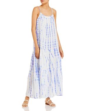 Aqua Tie Dyed Maxi Dress - 100% Exclusive
