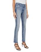 Ag High Rise Slim Straight Jeans In Belfast