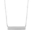 Bloomingdale's Engravable Bar Pendant Necklace In Sterling Silver, 18 - 100% Exclusive