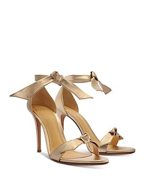 Alexandre Birman Women's Clarita Metallic Ankle Strap High Heel Sandals
