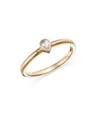 Bloomingdale's Diamond Pear Shape Stacking Band In 14k Yellow Gold, 0.10 Ct. T.w. - 100% Exclusive