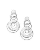 Ippolita Sterling Silver Classico Cringle Hammered Disc Multilink Drop Earrings