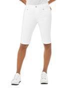Liverpool Los Angeles Gia Skinny Shorts In Bright White