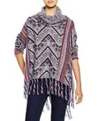 Free People Be The One Poncho Style Sweater