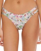 Isabella Rose Liberty Lane Printed Cutout Bikini Bottom