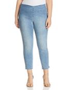 Nydj Plus Alina Pull-on Legging Ankle Jeans In Clean Dream
