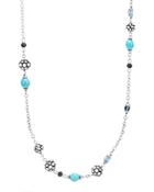 John Hardy Sterling Silver Dot Sautoir Necklace With Turquoise, Swiss Blue Topaz And Black Sapphire, 36 - 100% Exclusive