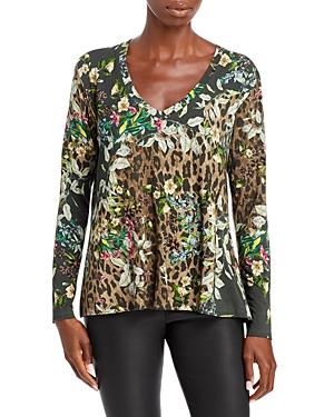 Johnny Was Ash Printed Top