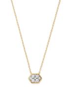 Bloomingdale's Cluster Diamond Hexagon Pendant Necklace In 14k Yellow Gold, 0.50 Ct. T.w. - 100% Exclusive