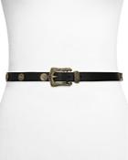 The Kooples Women's Astrological-signs Leather Belt