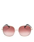 Tom Ford Oversized Square Sunglasses, 58mm