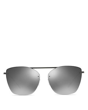 Oliver Peoples Ziane Mirrored Sunglasses, 61mm