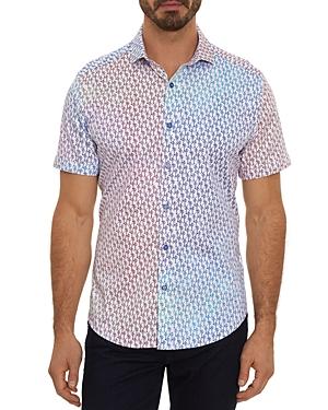 Robert Graham Stick Figure Classic Fit Short Sleeve Shirt