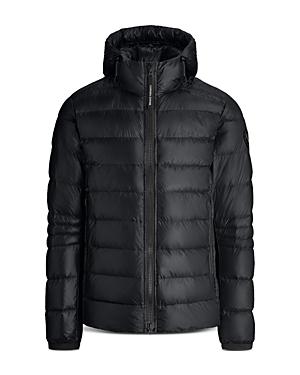 Canada Goose Black Disc Crofton Nylon Hooded Puffer Jacket