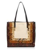 Marc Jacobs The Snaked Grind East/west Leather Tote
