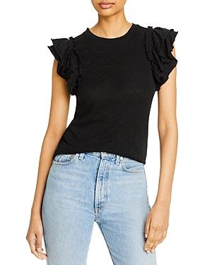 Goldie Ruffled Sleeve Tee