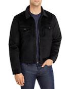 Six Week Residency Midnight Black Long Sleeve Corduroy Shirt Jacket