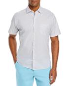Peter Millar Citrus Slice Cotton Stretch Printed Classic Fit Button Down Shirt