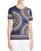 Tory Burch Ryder Graphic Floral Tee